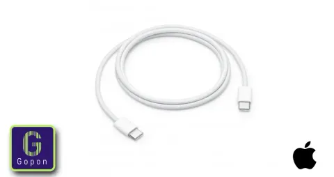 كيبل شحن USB-C بقوة 60 واط بطول 1 متر من ابل