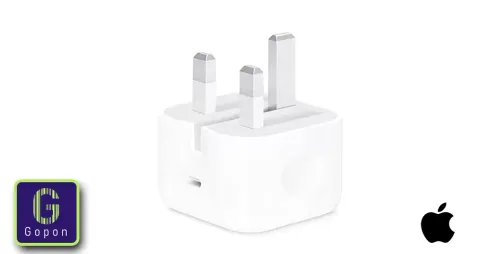 محول الطاقة 20 واط USB-C – ابيض من أبل