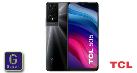 هـاتف 505 بسعة 128 جيجا بايت مع 4 جيجا بايت رام 4G - رمادي من تي سي أل
