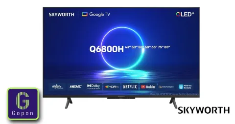 تلفزيون ذكـي بنظام أندرويد 85 بوصـة بدقــة QLED UHD-4K من سكـاي وورث
