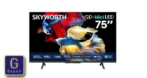 تلفزيون ذكي سكاي وورث 75 بوصة Mini LED بدقة UHD-4K يعمل بنظام أندرويد