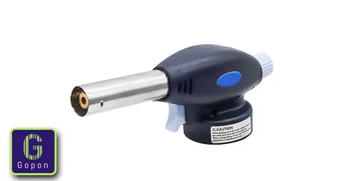 Multi-Purpose Butane Blow Torch Head with Adjustable Gas Flow for Cooking, DIY, and Outdoors