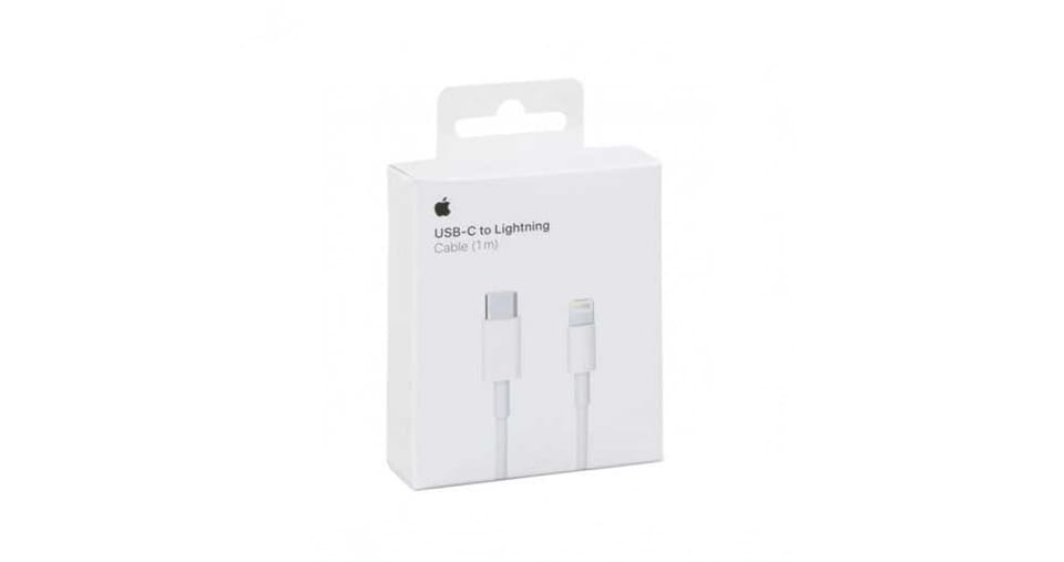 كيبل USB-C إلى Lightning بطول 1 متر - ابيض من أبل