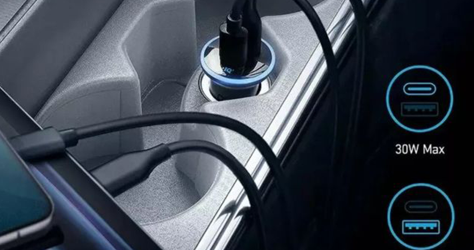 شاحن سيارة بقوة 52.5 واط من أنكر