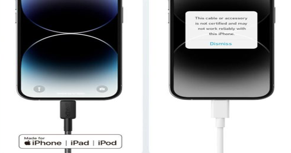 كيبل USB-C إلى Lightning بطول 1.8 متر من أنكر