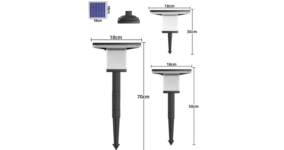 Elegant Garden Walkway Tower and Ground Light for Garden Patio and Outdoors