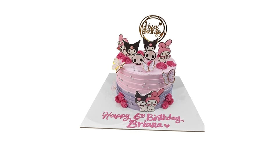 كيك أطفال 6 إنش بـ 3 طبقات مثالية لأعياد الميلاد والمناسبات الخاصة 🎂