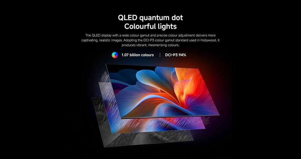 تلفزيون ذكي ايه برو 65 بوصة جوجل QLED بدقـة 4K موديـل 2026  من شـاومي