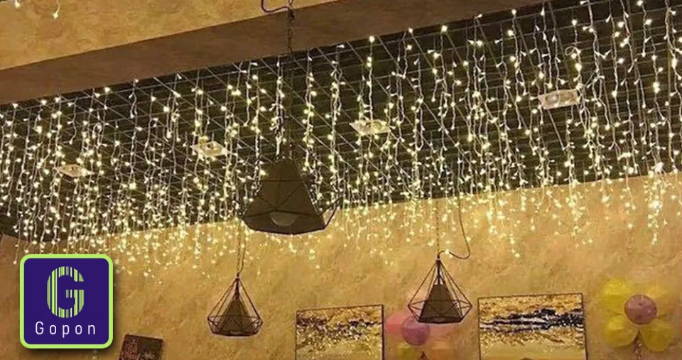 حبل اضاءة LED خارجي مرن طول 100 متر