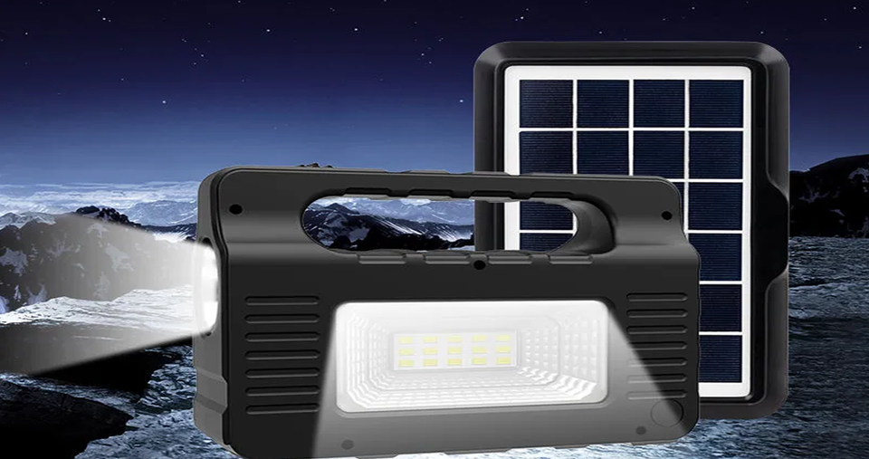 نظام إضاءة شمسي محمول زود بـ 3 لمبات LED مـع بطارية 3600 مللي أمبير وشحن هواتف عبر USB و مخارج متعددة للأجهزة من أيزي بـاور