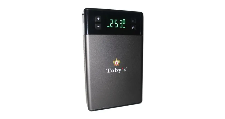 Toby's Portable Car & Bike Air Pump 14000mAH with LCD Display & LED Flashlight 
