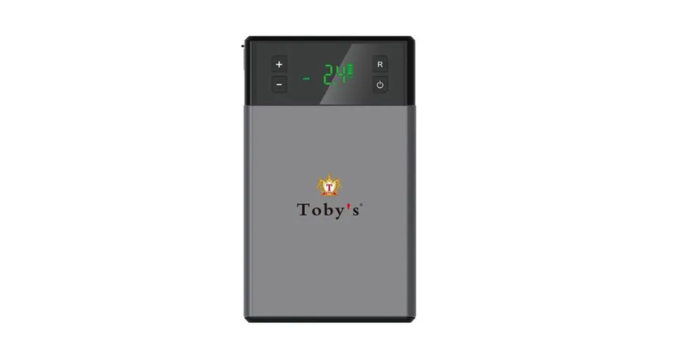 Toby's Portable Car & Bike Air Pump 14000mAH with LCD Display & LED Flashlight 