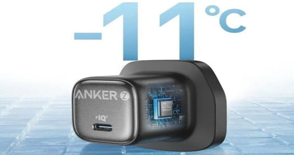 شاحن حائط منفذ Type-c سريع قوة 20 واط من أنكر