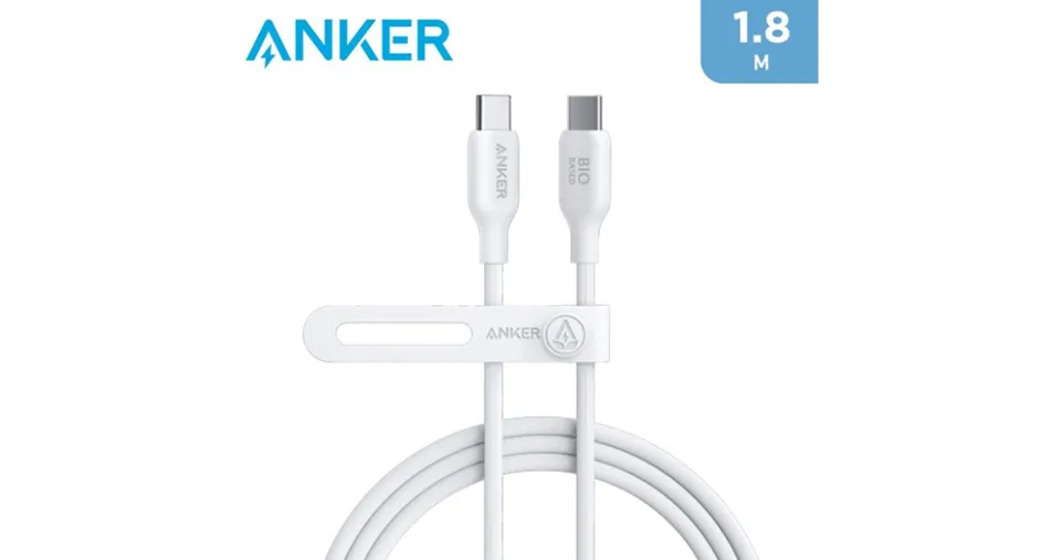 كيبل USB-C إلى USB-C بطول 1.8 متر 140 واط من أنكر