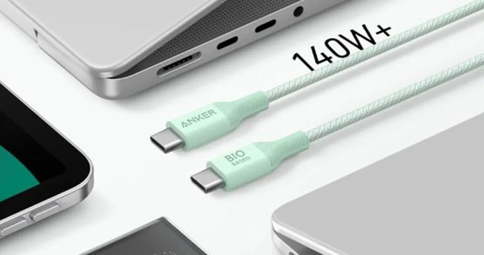Anker Type-C to Type-C Cable 140W Bio-Based 1.8m 