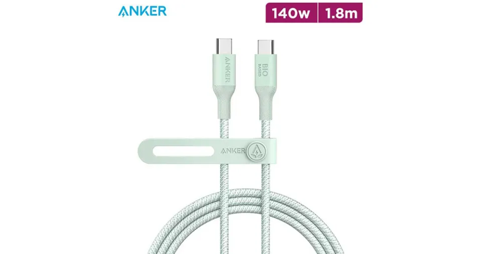 كيبل USB-C إلى USB-C بطول 1.8 متر 140 واط من أنكر