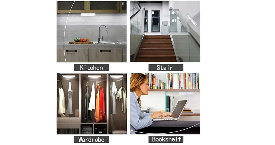 Rechargeable LED Motion Sensor Light Bar – 60cm