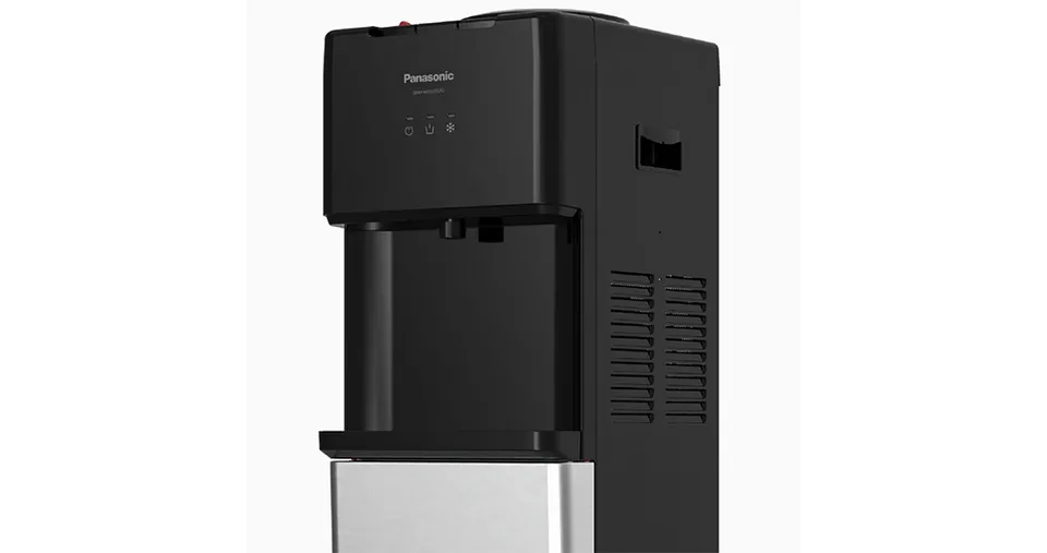 Panasonic Top Load Free Standing Water Dispenser - Black & Silver