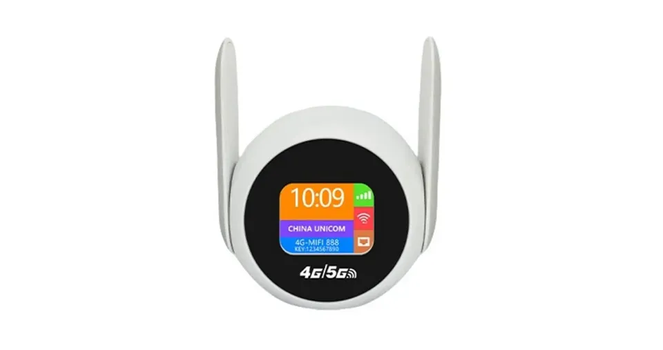 راوتر CPE Q50 لاسلكي 4G/5G LTE بتقنية WiFi 6 مع شريحة نانو SIM وهوائيين ومنفذ LAN